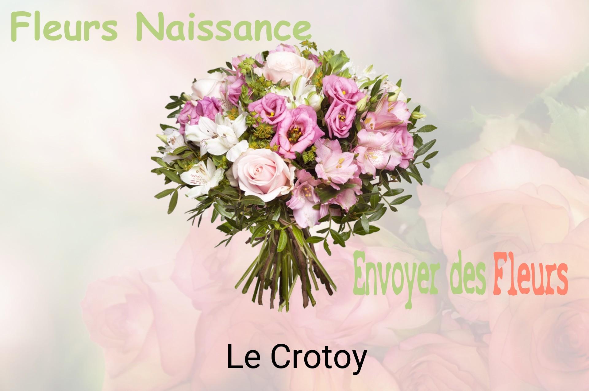 Bouquet de fleurs de naissance livré à Le Crotoy